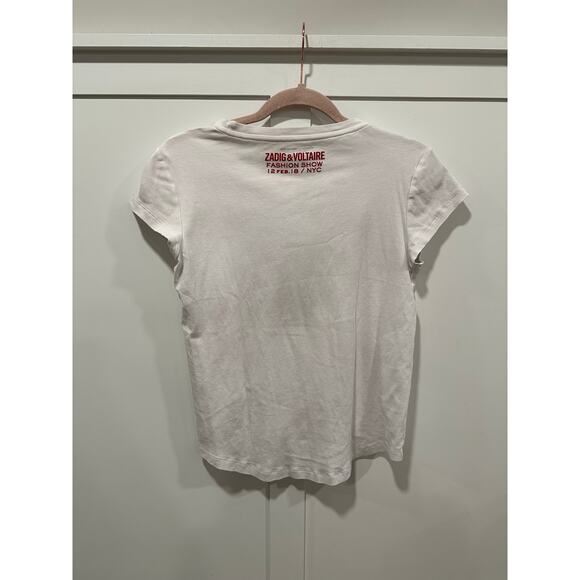 Zadig & Voltaire x Micol Sabbadini Skinny Love Tshirt Size - Picture 3 of 5